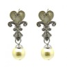 Pearly Silver Heart