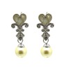 Pearly Silver Heart