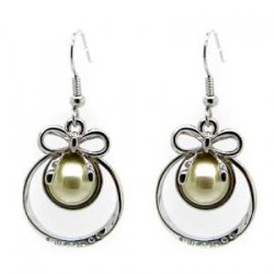 Silver Ribbon & Pearl