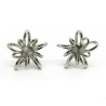 Spiral Silver Flower