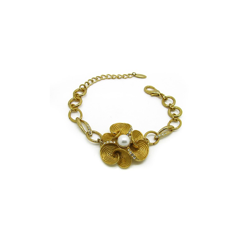 Stylized Flower & Chain