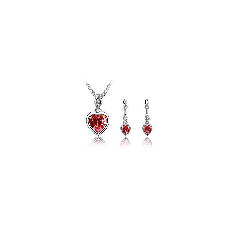 Bright Crystal on Red