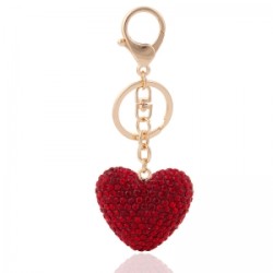 Bling Bling Heart (on red)
